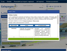 Tablet Screenshot of galapagostravel.com.pl